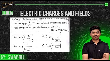 Charge is distributed within a sphere of radius R with a volume charge density p(r)=4e-2rla where A