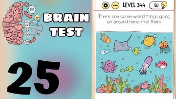 Brain Test: Tricky Puzzles || Gameplay Walkthrough || Level 241-250 || #25
