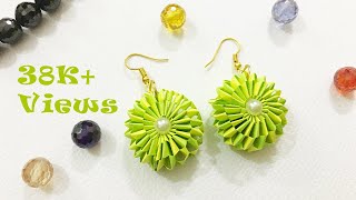 Handmade Weaved Earrings - Quilling Earrings