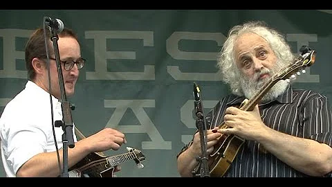 hilarious on stage moment!  David Grisman Sextet, "Minor Swing," FreshGrass 2014