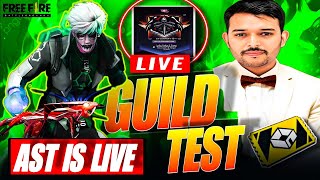 GUILD TEST WITH SUBSCRIBER😎 TEAM CODE GUILD TEST 😎👽 #classyff #nonstopgaming #freefirelive #rai #rai