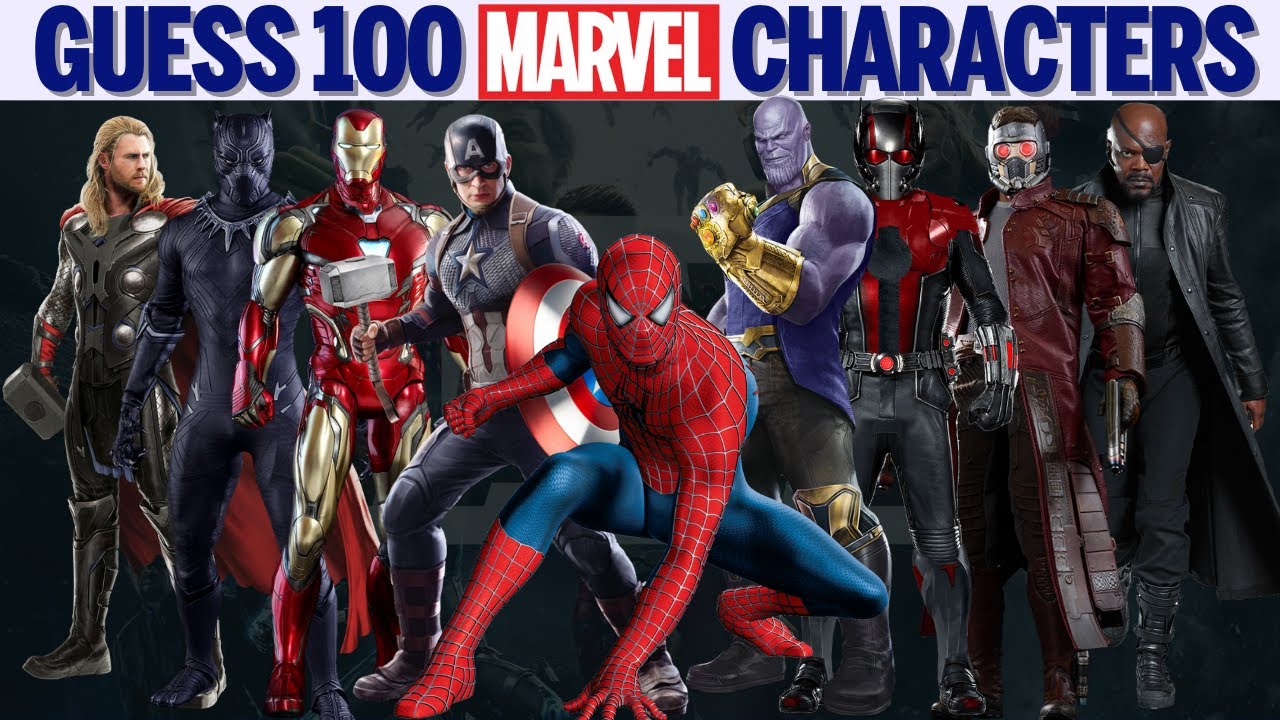 Угадай 100 персонажей Marvel | Самая точная викторина по комиксам Marvel!