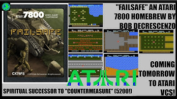 "FAILSAFE," An Awesome Atari 7800 Homebrew by Bob DeCreszeno, Coming Tomorrow to Atari VCS! 06.27.23