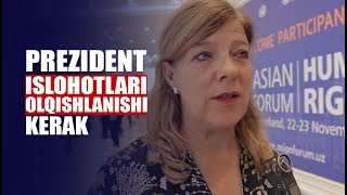 INSON HUQUQLARI BO'YICHA XALQARO EKSPERTDAN BLIS INTERVYU
