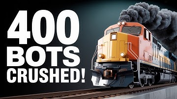 Will Trains Help Me Beat 400 Bots On Giant World FAST? OpenFront.io Speedrun Using Factories