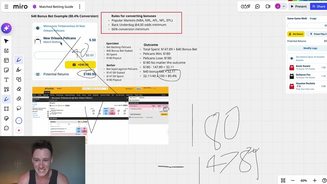 Matched betting with a 450% edge