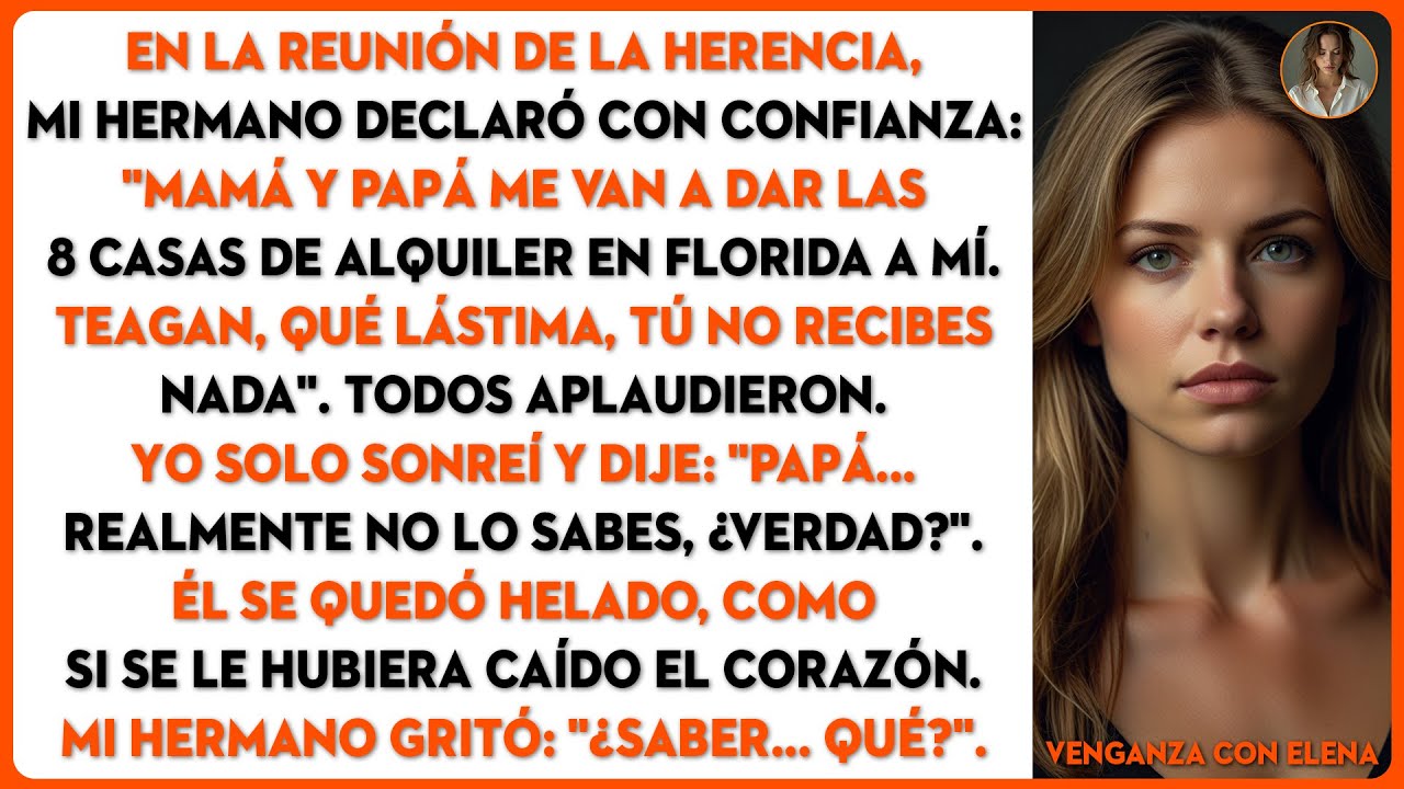 En el reparto de la herencia, mi hermano lo reclamó todo, pero yo sonreí: 