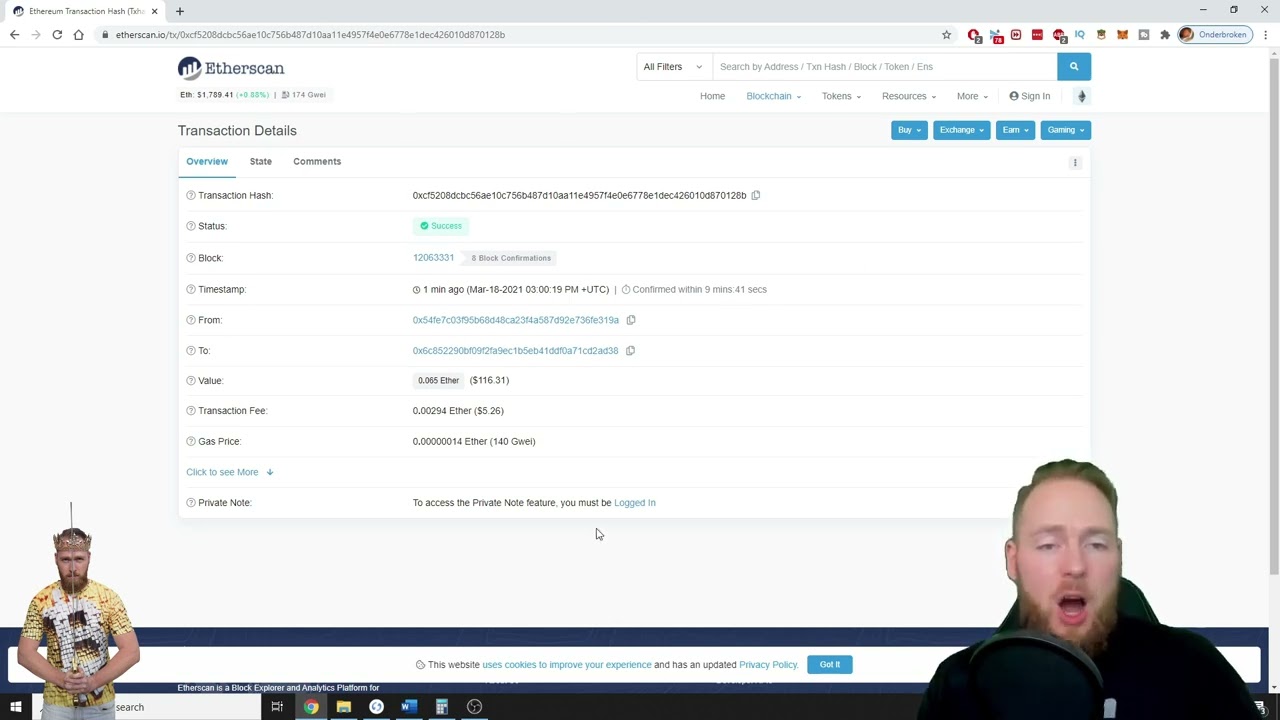 FREE CRYPTO ? How to check ethereum transactions & Eth Wallet