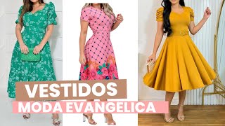 70 MODELOS DE VESTIDOS LINDOS  MODA EVANGÉLICA #modaevangélica  #vestidos