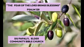 Video: The Fear of the Lord Brings Blessing