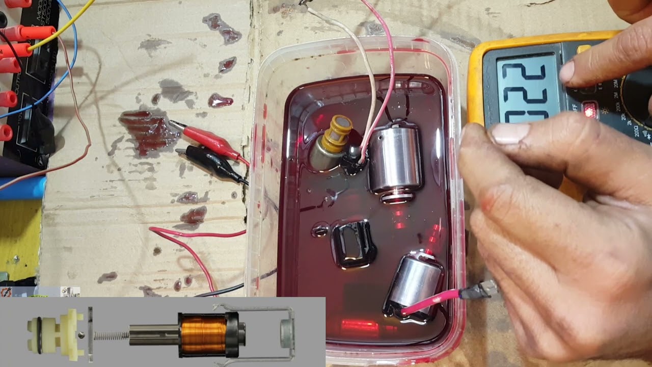 فحص جوزات اوصمامات  (سولينويد )  الكير الاتوماتك