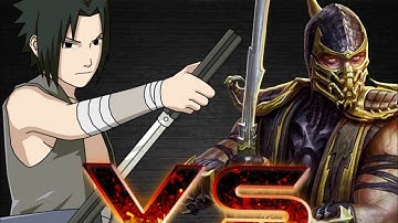 Sasuke VS Scorpion (Naruto VS Mortal Kombat) Stick Nodes Rumble