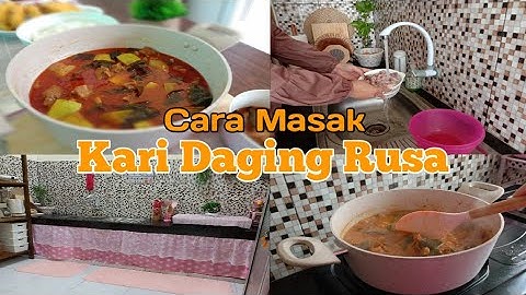 Cara Memasak Kari Daging Rusa