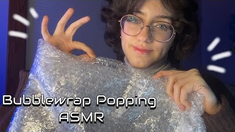20+ minutes bubble wrap ASMR - Crunchy Fast Popping Sounds for Relaxation/Sleep! Little Talking~