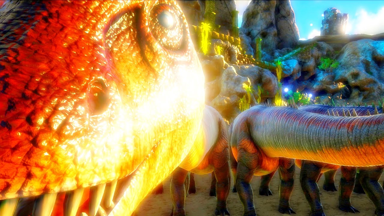 ARK DIPLODOCUS DAMAGE MOD, DIPLO VS BRONTO & PARACER ARK Survival Evolved Modded YouTube