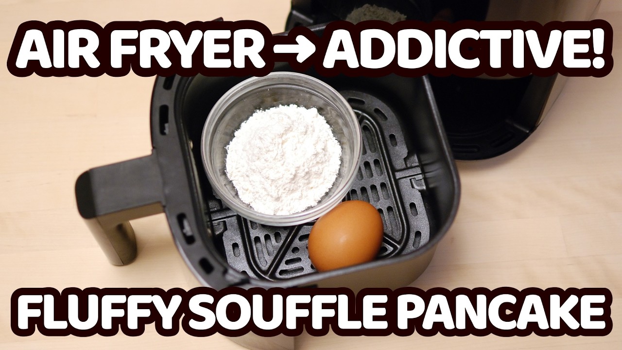 This Addictive Air Fryer Fluffy Japanese Souffle Pancake is My New Obsession!