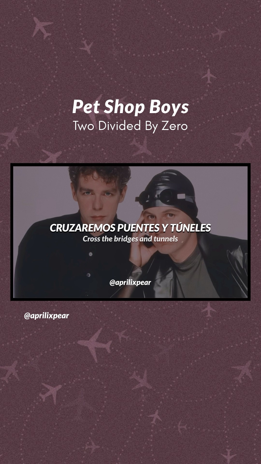Pet Shop Boys - Two Divided By Zero / Sub. Español e Inglés
