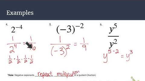 Algebra I 6.1c Notes