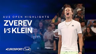 Alexander Zverev v Lukas Klein | Round Two | Australian Open 2024 Highlights 🇦🇺