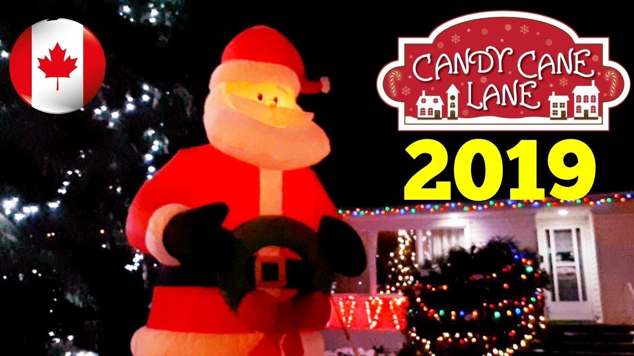 CANDY CANE LANE 2019 EDMONTON YEG LIGHTS candy