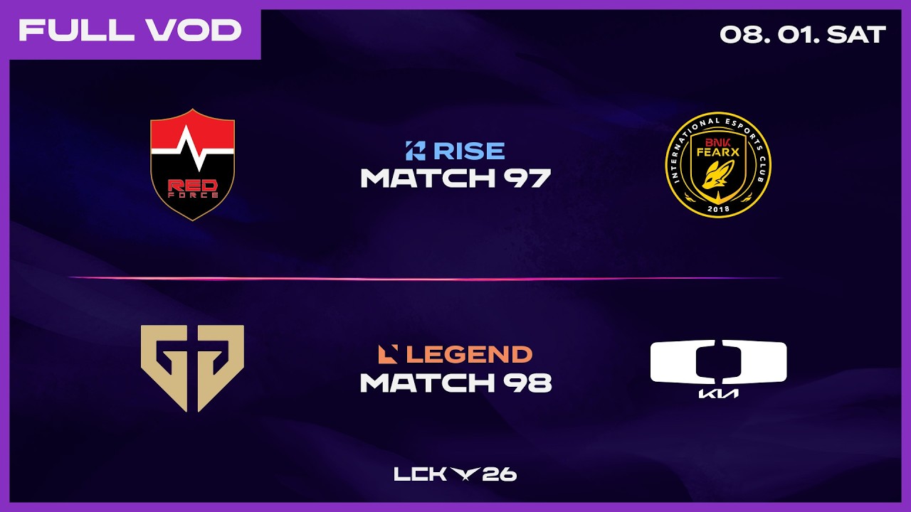 NS vs BFX - GEN vs DK | 2026 LCK