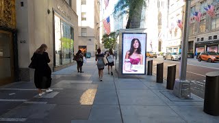 ⁴ᴷ⁶⁰ NYC Phase 4 Reopening (Narrated) : Walking 5th Avenue from 42nd to 59th Street (July 21, 2020)