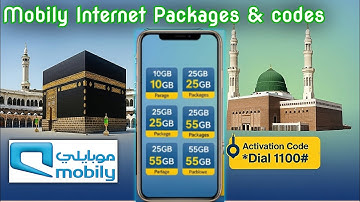 Mobily KSA internet packages with calls and social media data for monthly