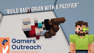 Baby GRIAN with a PACIFIER?  Hermitcraft x Gamers Outreach