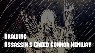 [OezgenVolkan] Drawing Assassin's Creed Connor Kenway in timelapse