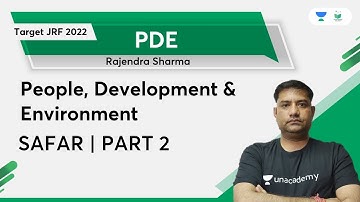 PDE | SAFAR PART 2 | Rajendra Kumar Sharma | Unacademy UGC NET