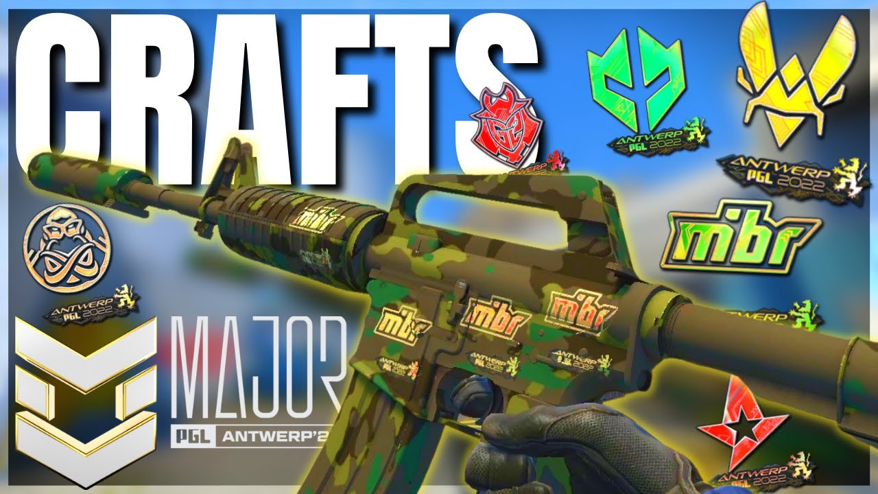 BEST CHALLENGER TEAM CRAFTS! | PGL ANTWERP MAJOR STICKER COMBOS