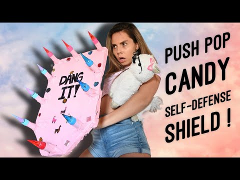 How To Build A Candy Shield To Protect Yourself From Creeps !!