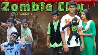 Zombies City 🧟 EPISODE-4 👻 Wait for Twist 😂 #comedy #funny #viral