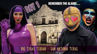 BIG TEXAS TERROR BEST HORROR COSPLAY DAY 1 SAN ANTONIO RIVER WALK THE ALAMO