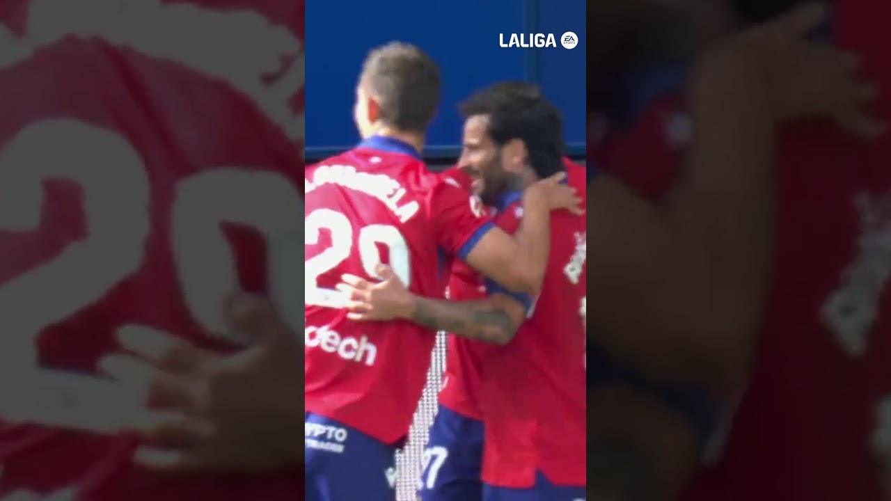 El primer gol de Asier Osambela en El Sadar | Osasuna 2-0 Racing de Santander #LALIGAHighlights