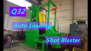 Q3210 Automacit Loading Tumble Belt Shot Blaster Wheel Abrator Blaster Machine for castings forgings
