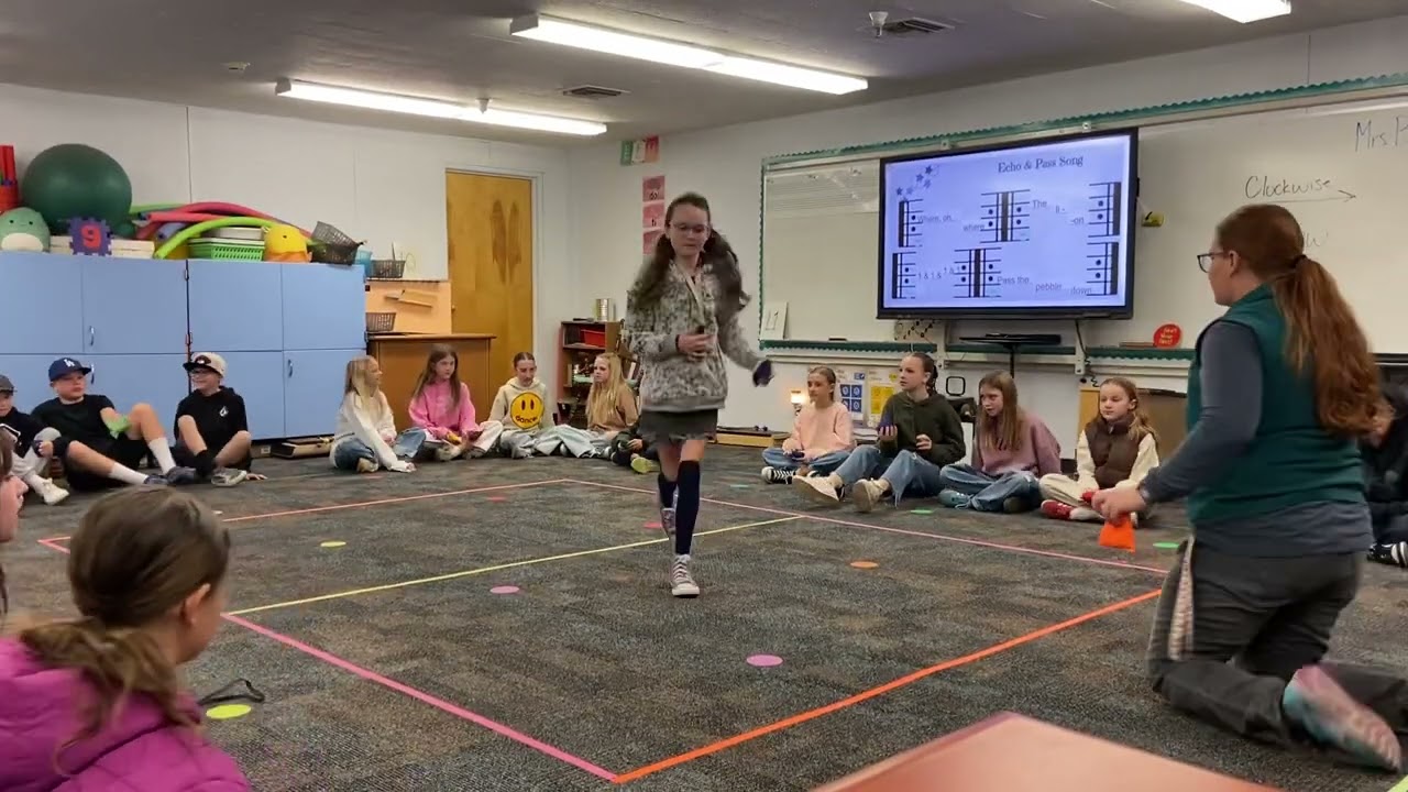 Where, oh, where? - echo song, passing game for upper elementary