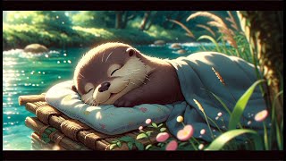 Whispers of Calm: Gentle Guitar for Relaxation (An Otter Taking a Nap)