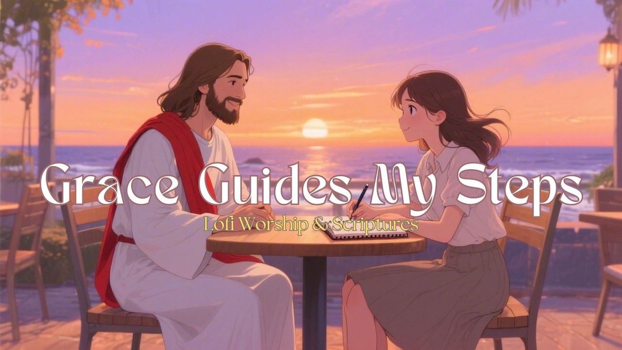 Grace Guides My Steps | Gentle Lofi Worship & Bible Verses