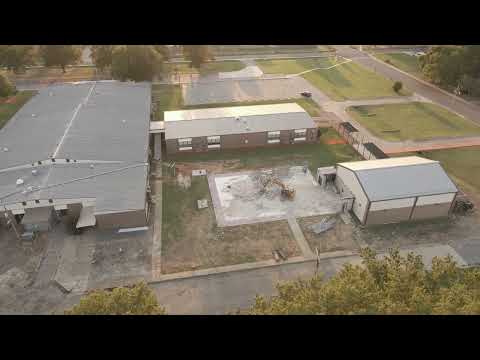 Lonoke Primary School Gym Removal - Drone Video