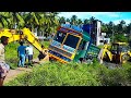 Truck Failure On Mud Way  2 Jcb On Rescue