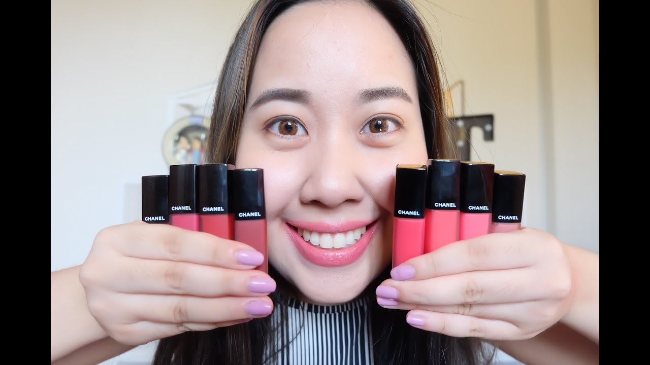 CHANEL ROUGE ALLURE INK FUSION  Review + Swatches + Demo 