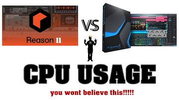 YYBY | Reason 11 CPU vs Studio One 5 CPU