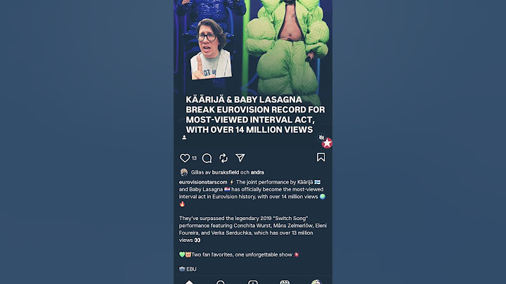 KÄÄRIJÄ & BABY LASANGA BREAK EUROVISION RECORD #eurovision #regiononeesc