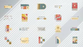 Vibrant Shapes Titles Title Motion | Ready-Made Video Template