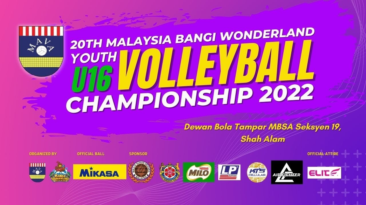 [🔴LIVE] KUALA LUMPUR VS PAHANG YOUTH U16 MALAYSIA VOLLEYBALL
