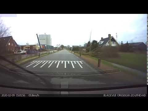 Dashcam filmt omvallende boom in Stroobos