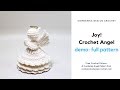 Joy.  Free Crochet Angel Video Pattern.