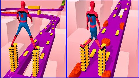 Spider-Man Skate Stack Gameplay All Levels 45-50 (iOS/Android)