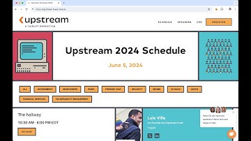 Join Upstream: a free and virtual conference to celebrate open source software (OSS) with the world.